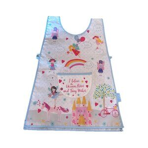 Floss & Rock Fairy Unicorn Tabard Reversible Kids Apron Wipe Clean Painting Bake